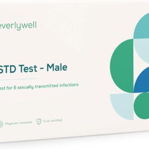Everlywell Male STD Test at Home Test for 6 Common STDs - Accurate Blood and Urine Analysis - Results Within Days - CLIA-Certified Adult Test