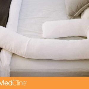 MedCline Therapeutic Full Length Body Pillow, Shredded Memory Foam, Removable Cover