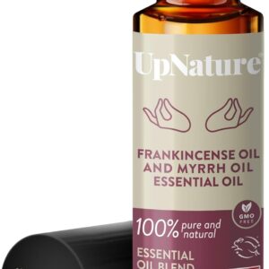 UpNature Frankincense and Myrrh Essential Oil Roll On – 100% Natural Frankincense & Myrrh for Skin & Face