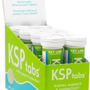 All Natural Hydration & Kidney Health Supplement to Combat Calcium Oxalate Crystal Formation, Key Lime-80 Tablets