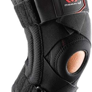 McDavid Knee Brace Support with Side Stays, Compression Knee Sleeve & Cross Straps for Patellar Tendon Support, Tendonitis, Arthritis Pain Relief, Recovery, Knee Brace for Men and Women