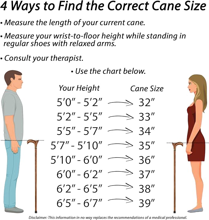 Asterom Walking Cane - Handmade, Ergonomic, Wooden - Canes for Men, Cane for Women - Walking Sticks for Seniors, Unique, Wood - Image 2