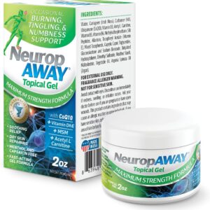 NeuropAWAY® Maximum Strength Gel, for nerve discomfort, burning, tingling, and numbness 2oz