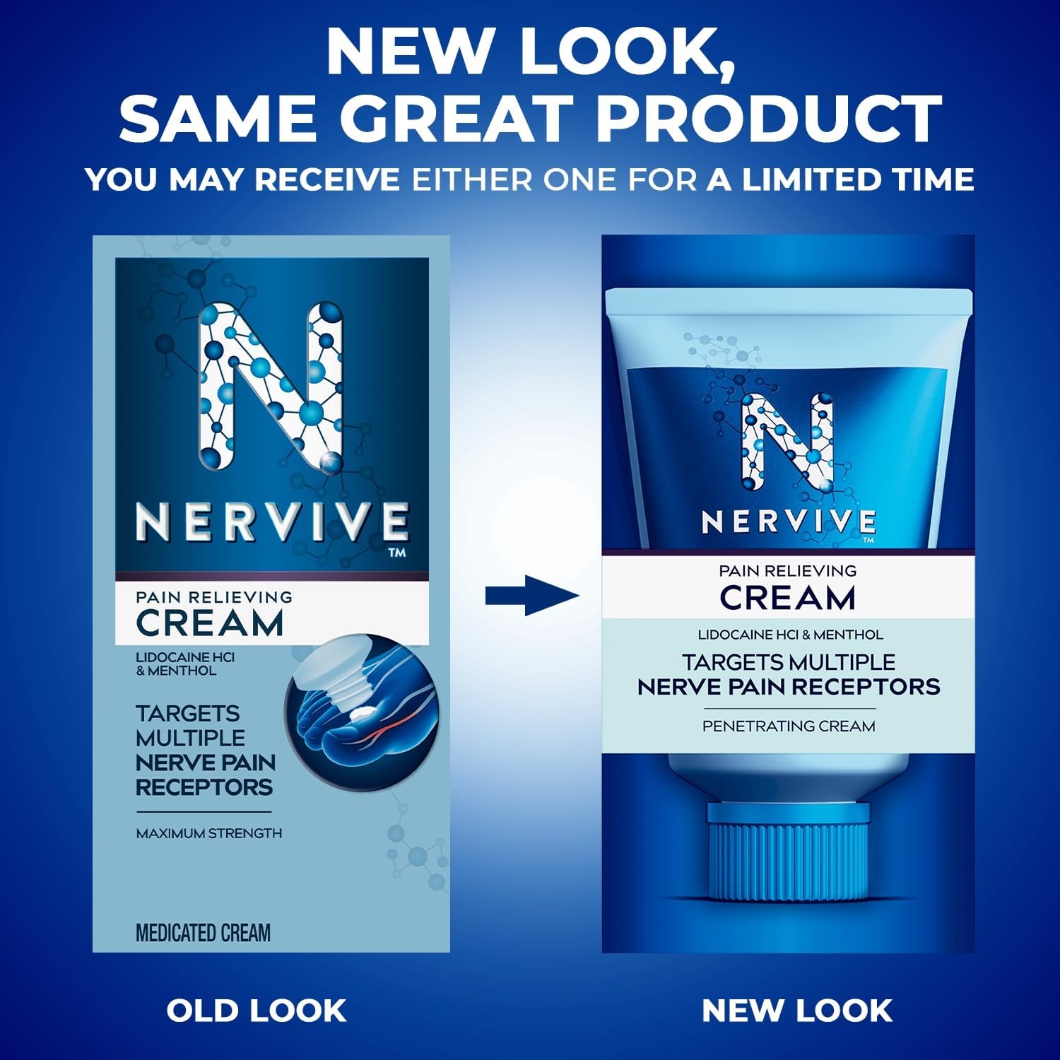 Nervive Nerve Care, Pain Relieving Cream, Max Strength Non-Greasy Topical Pain Reliever with Lidocaine and Menthol for Toes, Feet, Fingers, Hands, Legs & Arms, 3.0oz - Image 5