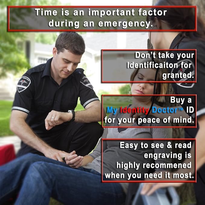 6 Pre-Engraved Multiple Sclerosis Plastic Medical Alert ID Keychains, Small 2.25 x .79 Inch - Image 3