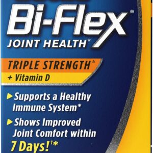 Osteo Bi-Flex Triple Strength with Vitamin D Glucosamine Chondroitin Joint Health Supplement, Coated Tablets, Red, 120 Count