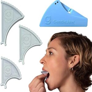 Pain Relief Device for TMJ Grinding Clenching Headaches ​Bruxism Caused by Tight Jaw Muscles. Use it to Passively Stretch and ​R​elax Your Jaw Muscles. We Call it Yoga for The Jaw