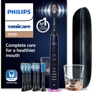 Philips Sonicare DiamondClean Smart 9700 Electric Toothbrush for Dental Pain & Gum Care