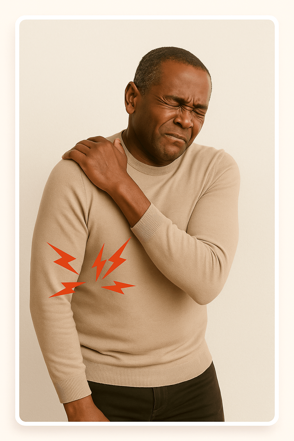 Shoulder pain illustration