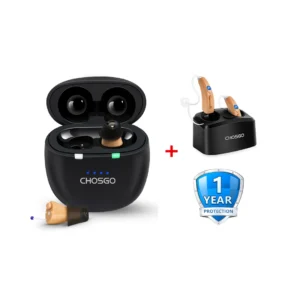 CHOSGO OTC Hearing Aids with App Control for Clear Sound & Daily Comfort