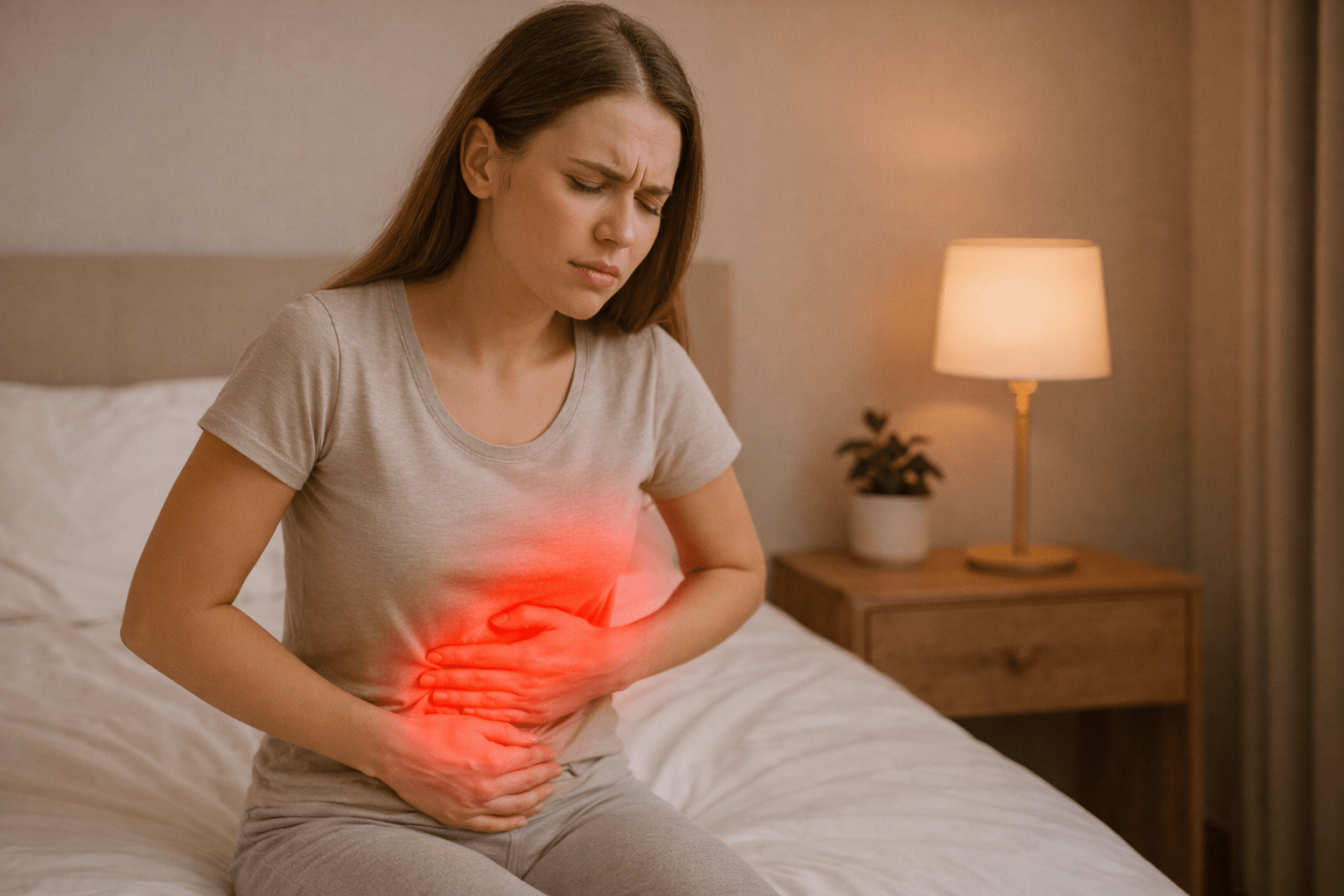 Gallbladder pain illustration