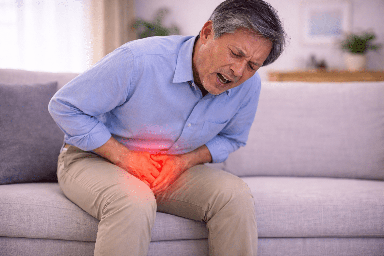 Prostate Pain Illustration