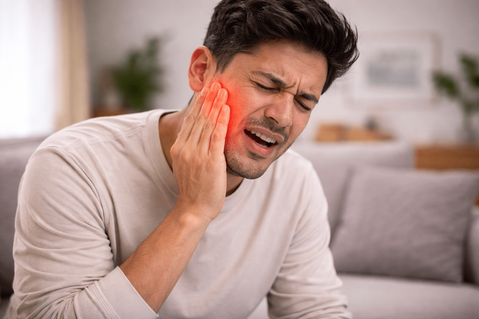 Jaw pain illustration