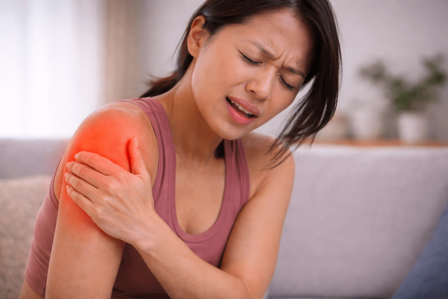 Muscle pain illustration