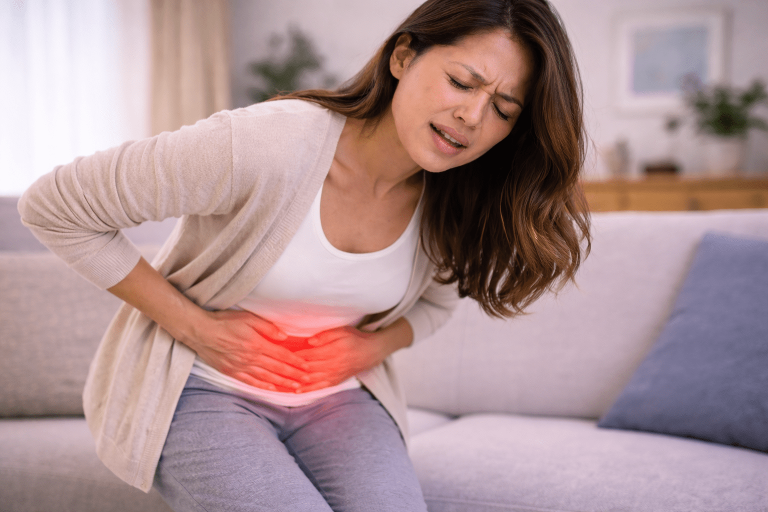 Pelvic pain illustration