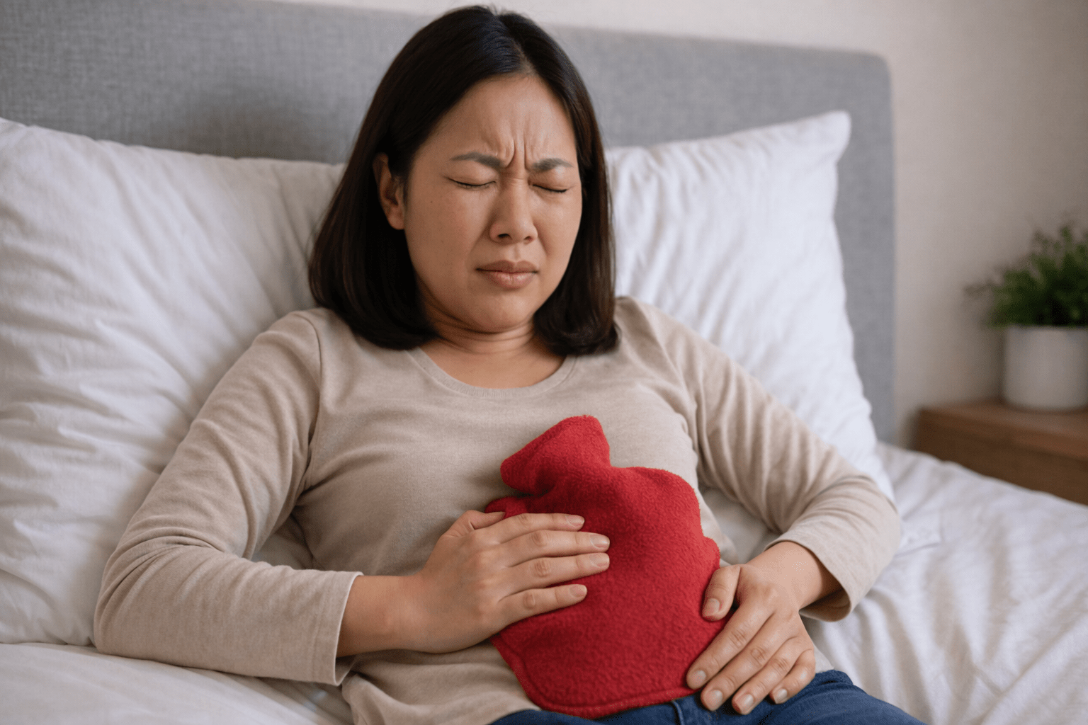 Stomach Pain Illustration