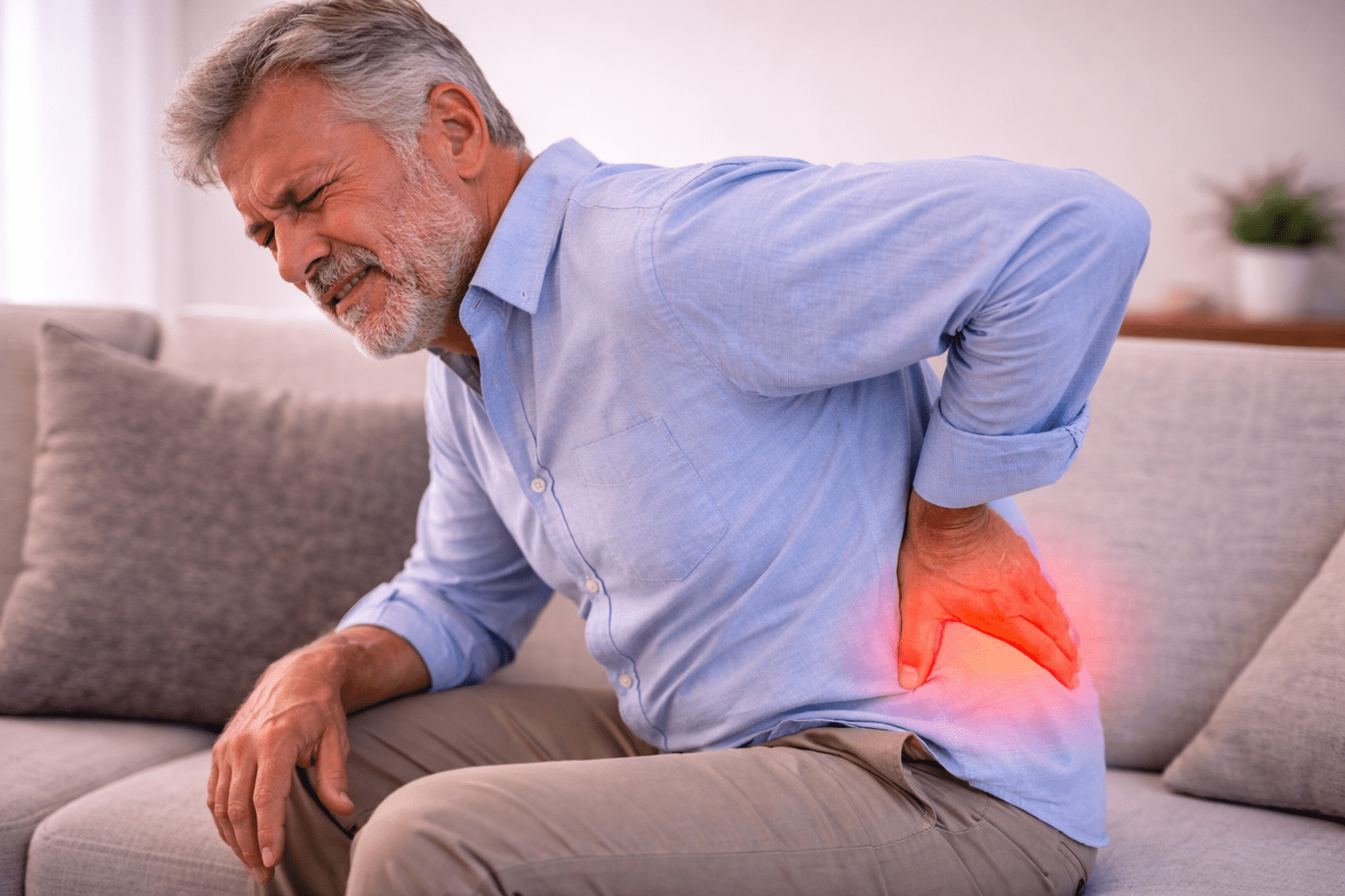 Tailbone Pain Illustration