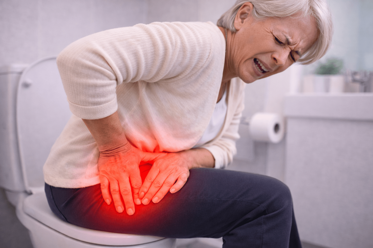 Rectal Pain Illustration