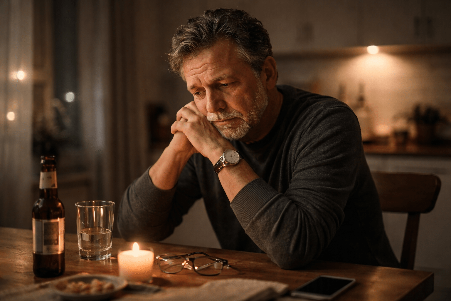 Loneliness emotional support illustration