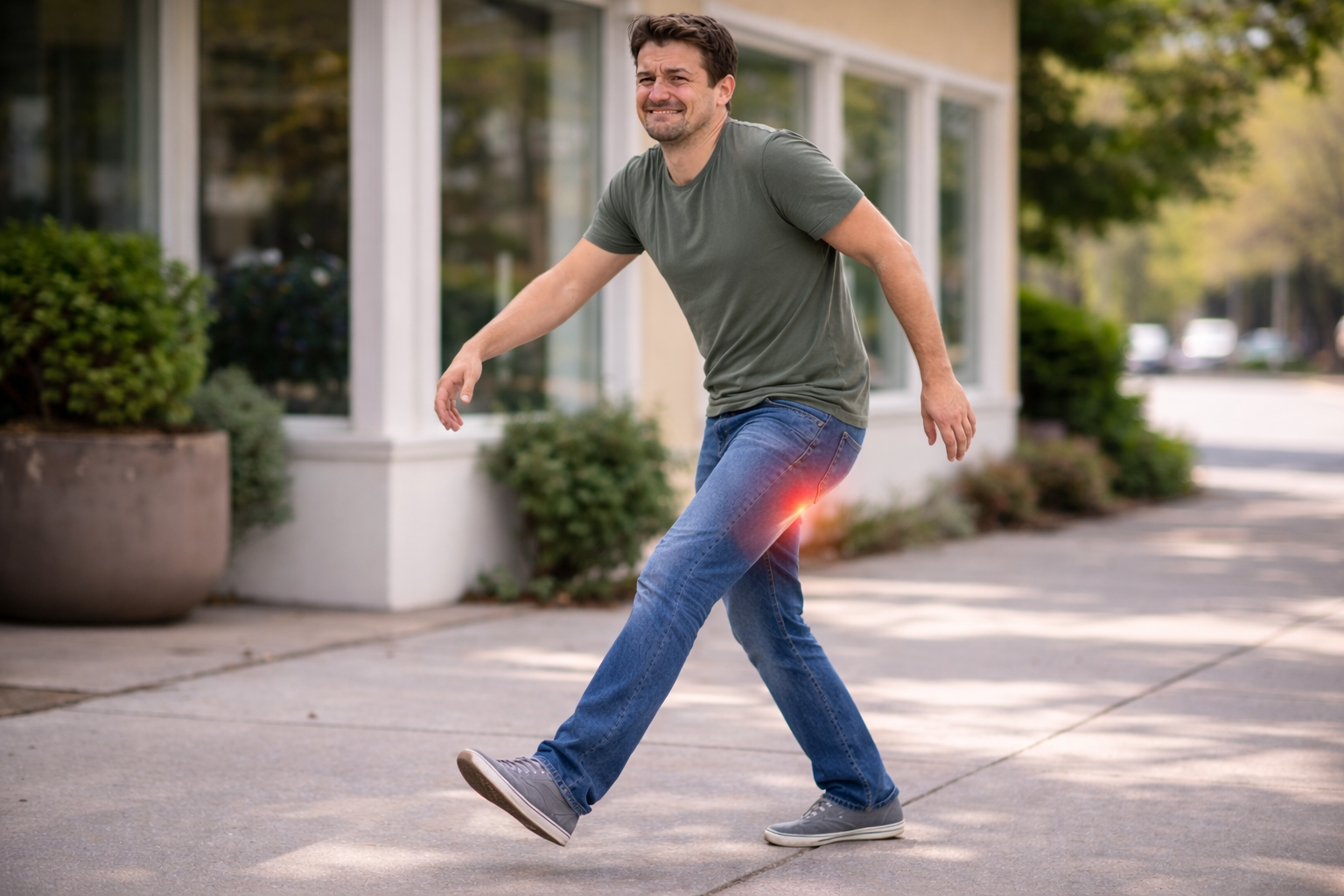 Hamstring Pain Illustration