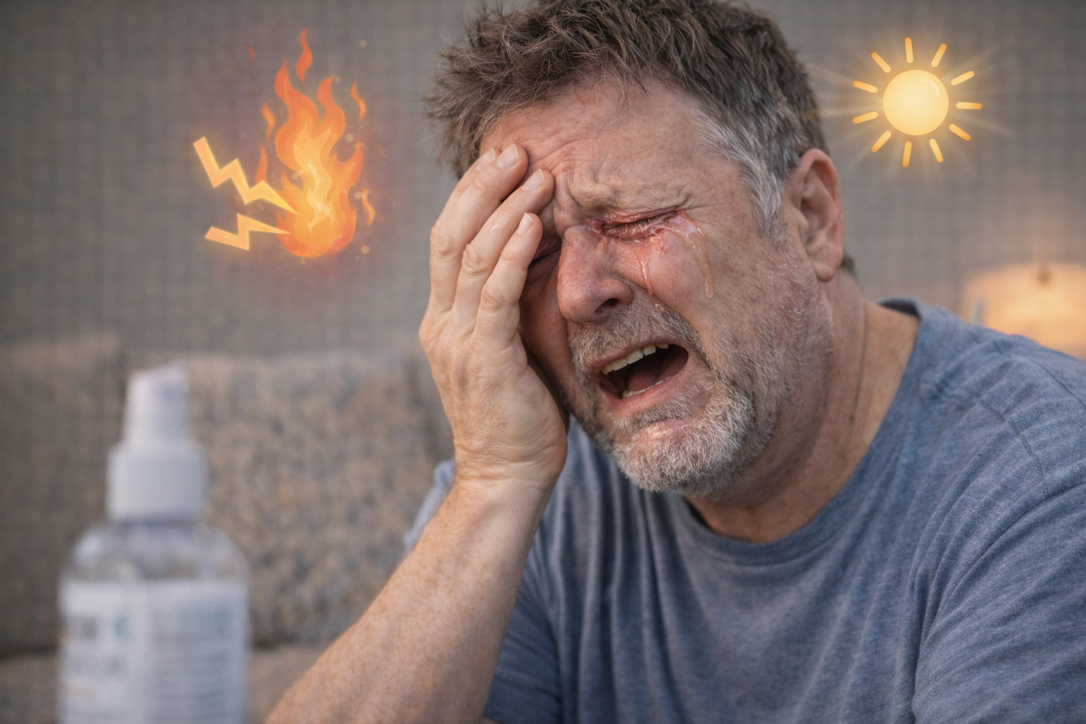 Corneal abrasion eye pain and recovery