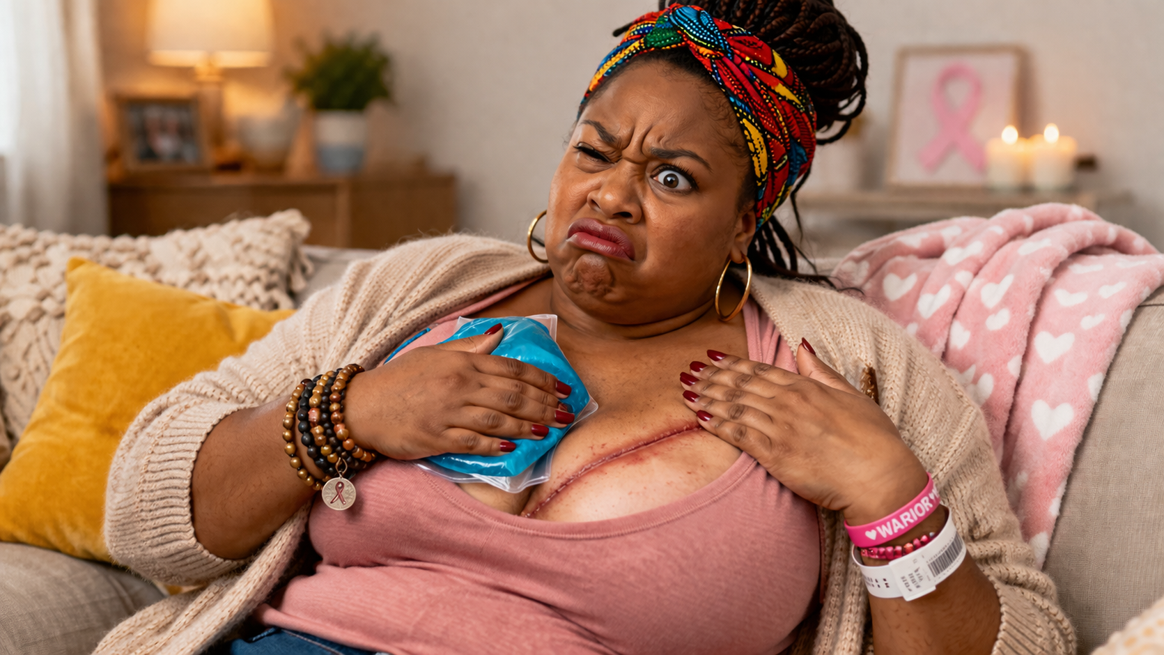 Breast cancer pain recovery support therapy healing