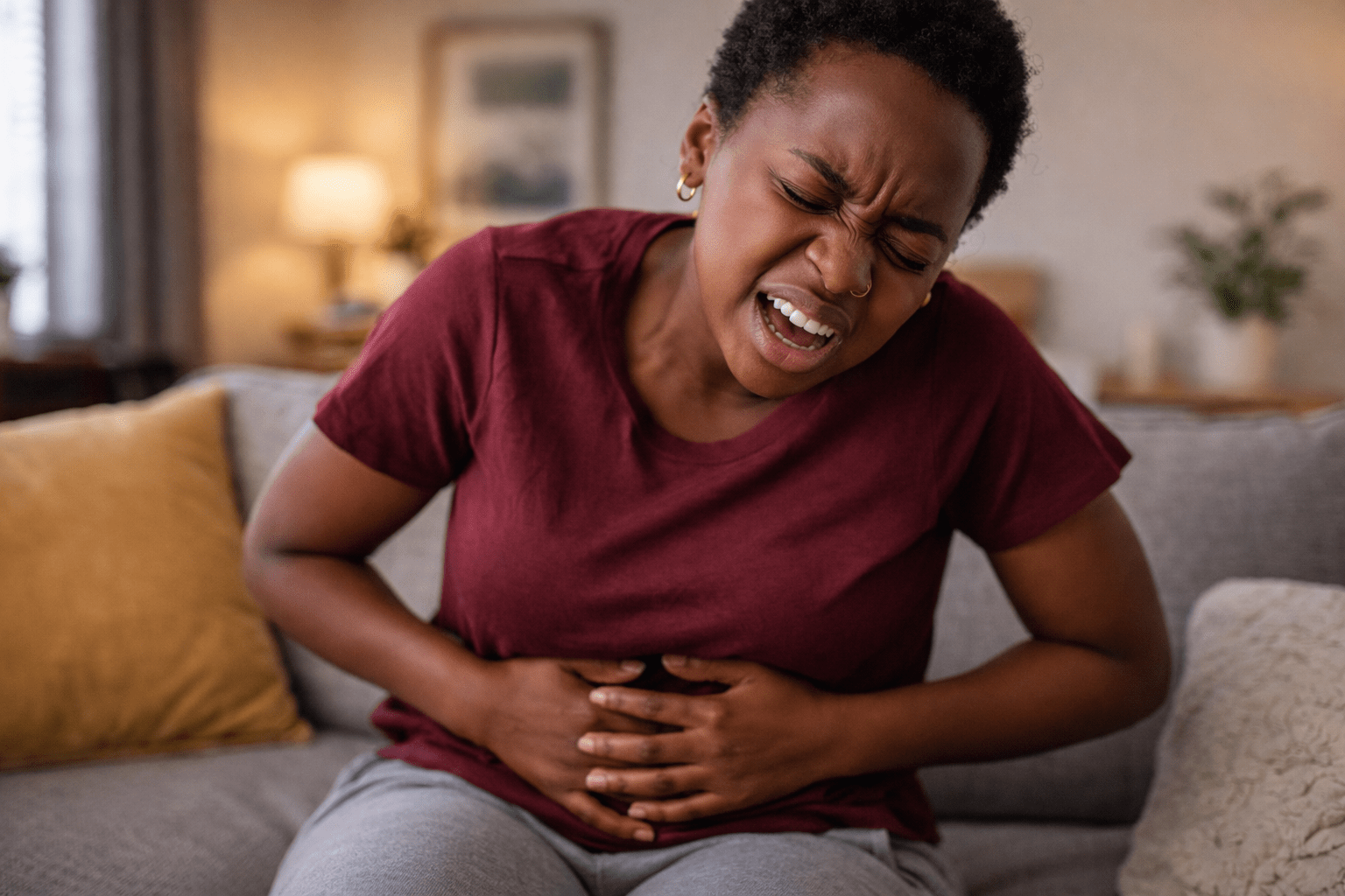 Ovarian pain pelvic discomfort bloating support awareness care