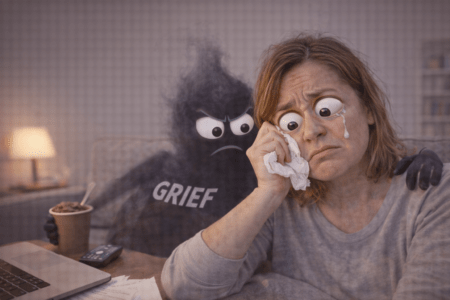 Grief Is the Worst Houseguest: It Eats Your Snacks, Breaks Your Heart, and Never Leaves a Note
