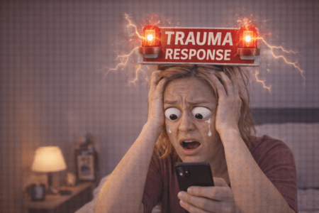 Your Brain Pulled the Fire Alarm (Again): A Sarcastic Survival Guide to PTSD That Actually Helps