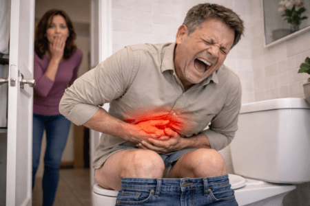 Your Gut Is Not “Sensitive.” It’s a Drama Influencer. 🚨 A Sarcastic Survival Guide to IBS (a.k.a. When Your Stomach Has Opinions)