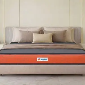 Sleepwell Ortho Pro orthopaedic mattress back pain option shown as a firm quilted double mattress