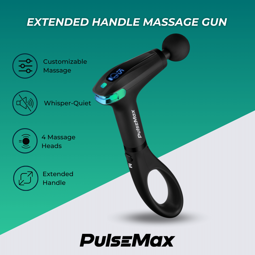 REATHLETE PulseMax portable electric massager handheld unit shown on a white background — view 5