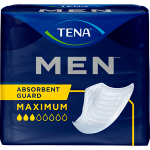 TENA Men Maximum absorbent guard retail pack, front