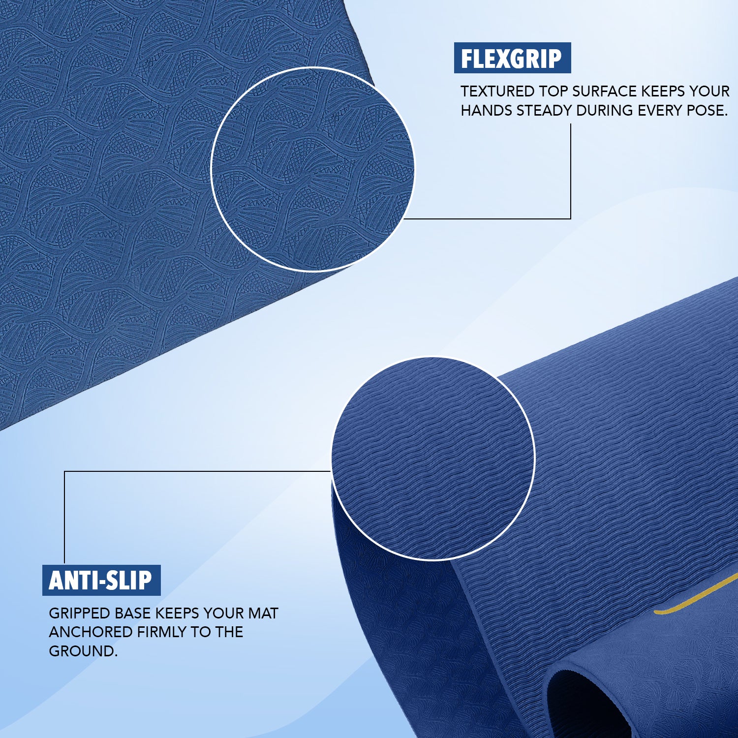 Boldfit Pro Align 6 mm TPE Yoga Mat, product image from the Boldfit listing