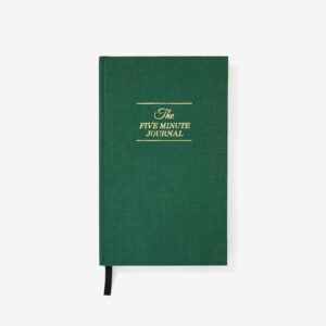 The Five Minute Journal, Earth Green, front cover