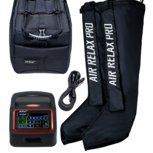 Air Relax Pro AR-4.0 Leg Recovery System: control unit and leg sleeves