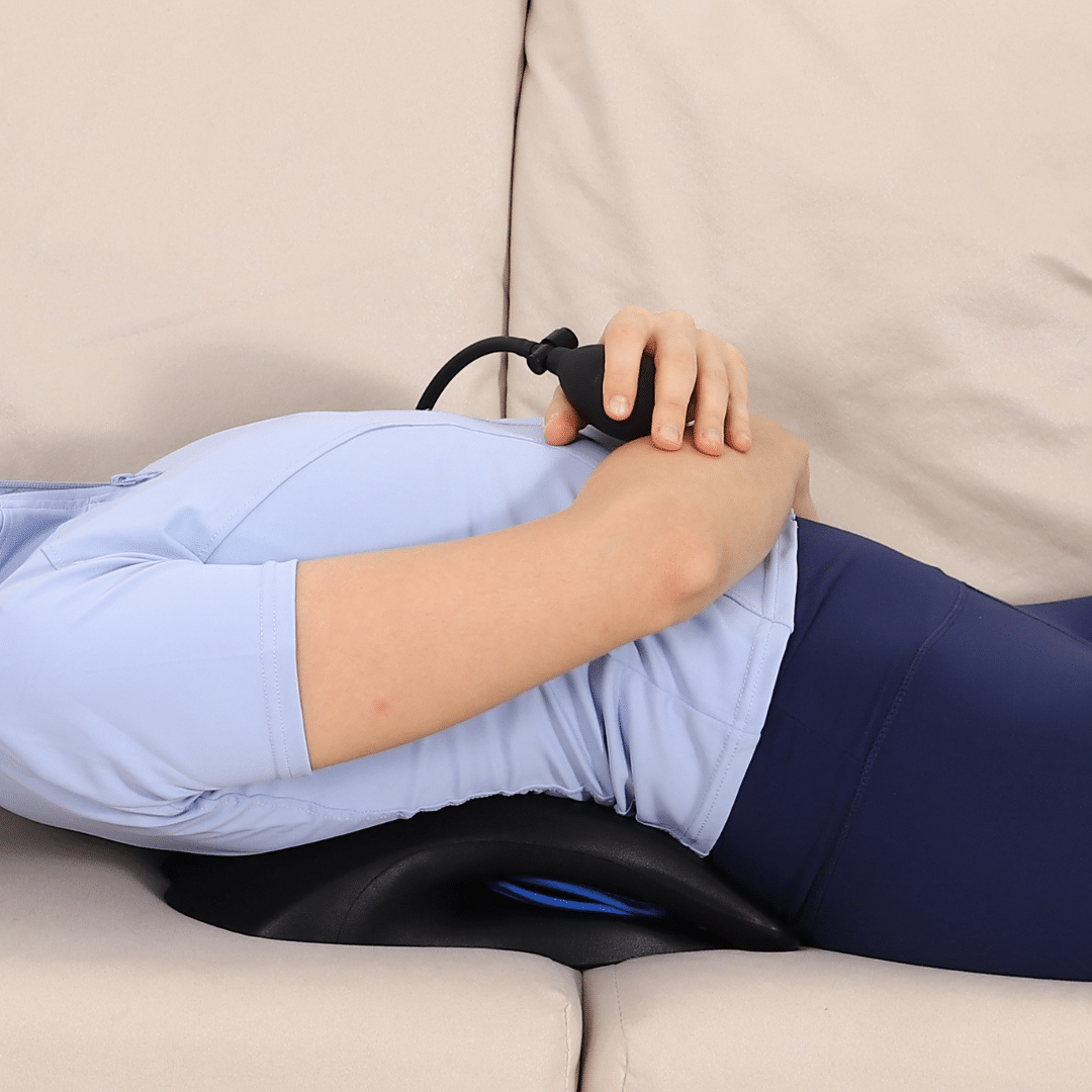 REATHLETE BackWave back stretcher arch with massage points and adjustable height settings