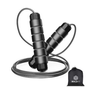 Boldfit Classic Skipping Rope in black, main product image