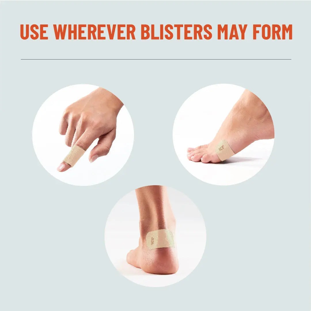 Black KT Tape blister prevention tape pre-cut strips in a multipack — view 4