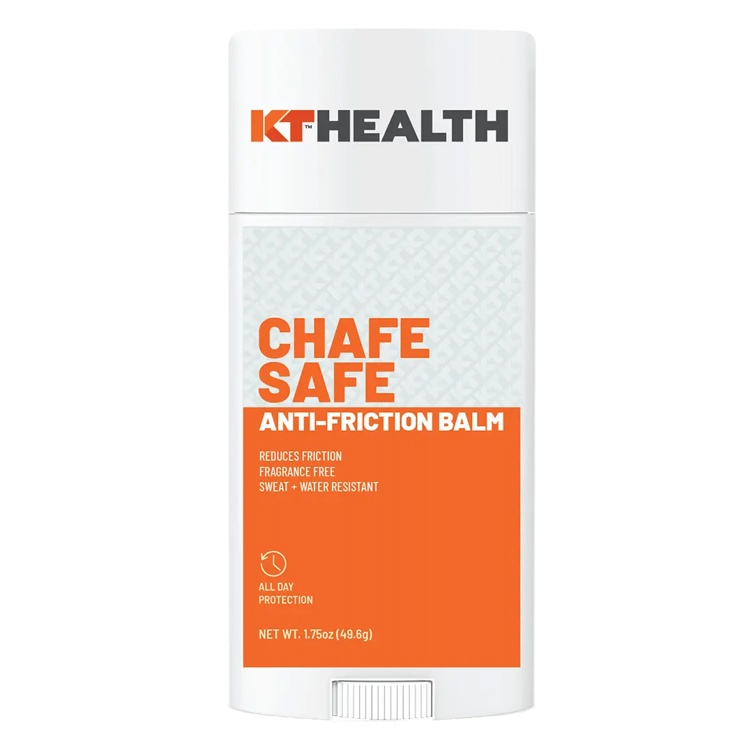 KT Tape Chafe Safe fragrance-free anti-chafe balm stick in large size, twist-up applicator