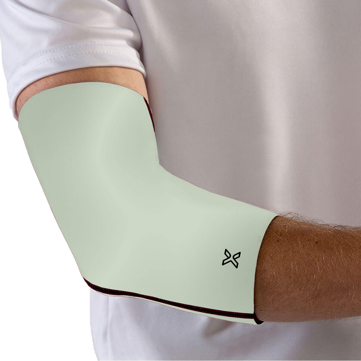 Black body helix full elbow compression sleeve in size large, shown flat — view 5