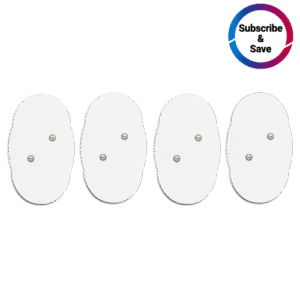 iReliev large TENS unit pads refill kit with premium hydrogel single pads for the ET-5050 wearable system
