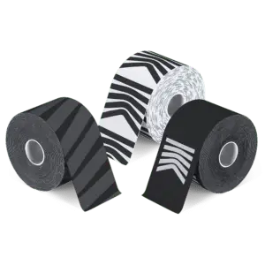 KINGTAPE Mix No. 1 kinesiology tape 3-roll pack with three coloured rolls side by side
