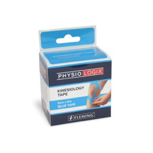 Physiologix beige kinesiology tape roll, 5cm x 5m, latex-free cotton strapping