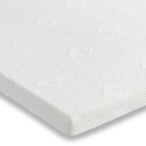 Westwood 2-inch memory foam mattress topper in king size laid across a bed