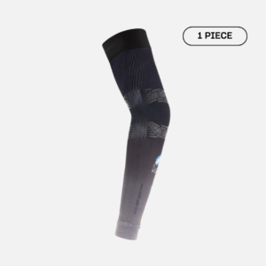 Black Floky NO STRAIN padel arm sleeve in size T1 from the Tapia collaboration
