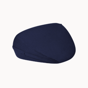 Dame Pillo positioning pillow in Indigo on a white background