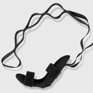 PlayMakar plantar fasciitis stretching strap with multiple loops for foot and calf stretches