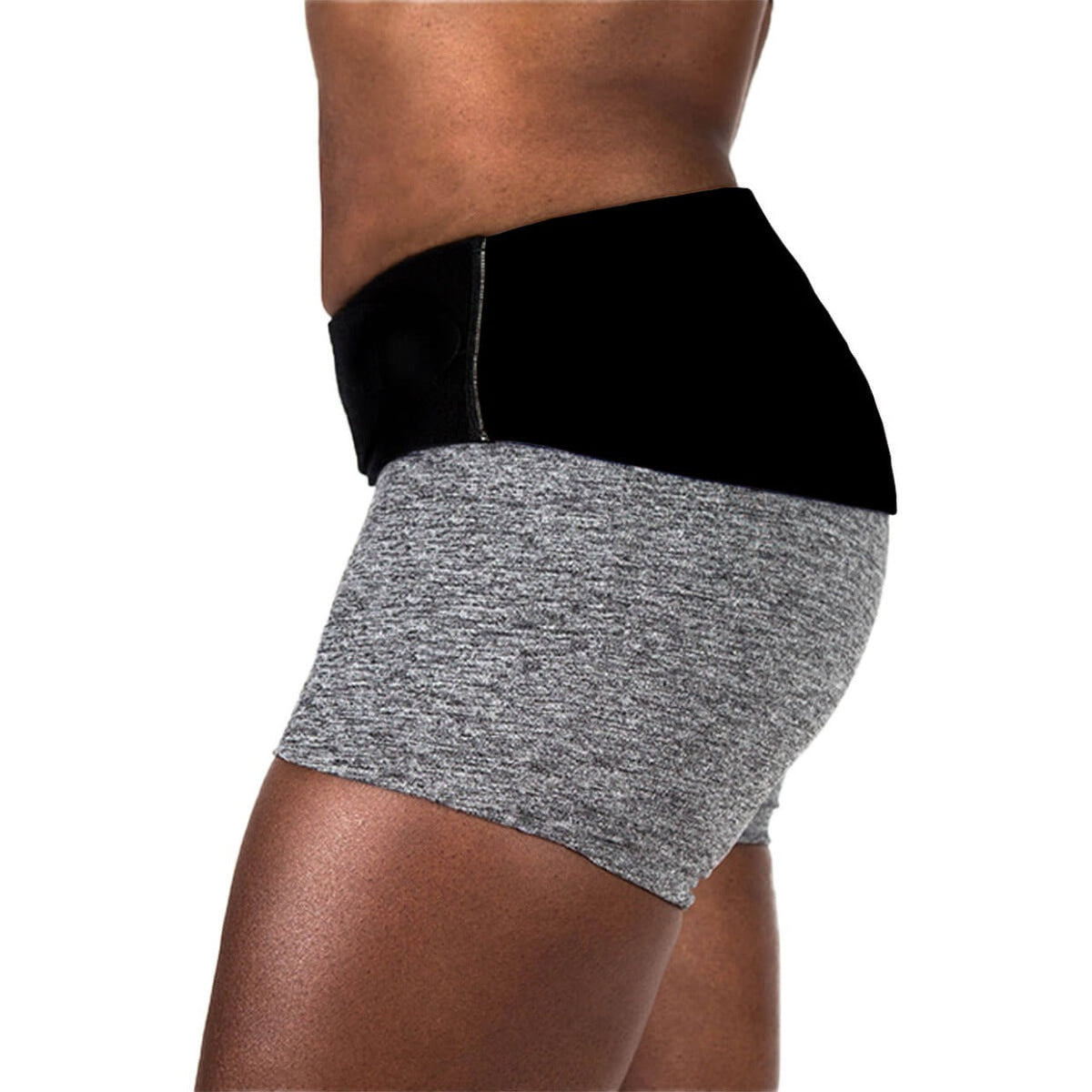 Black body helix adjustable si joint belt, size small sacroiliac support wrap shown flat