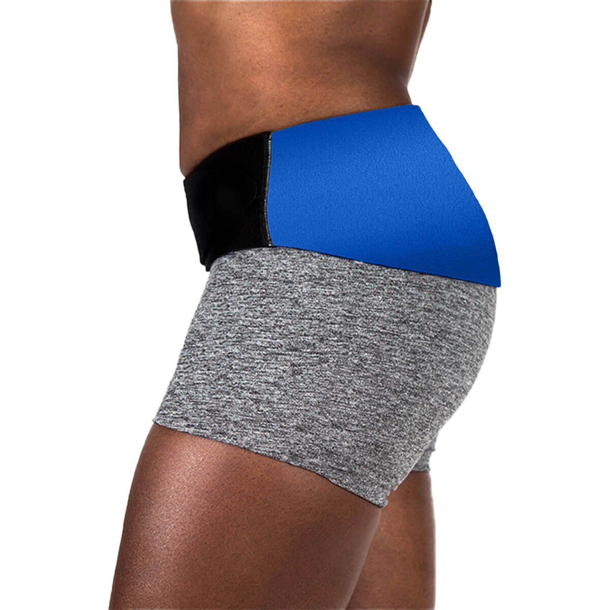 Black body helix adjustable si joint belt, size small sacroiliac support wrap shown flat — view 4